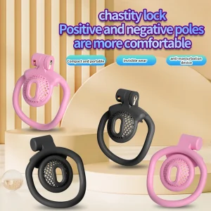 Lightweight Resin Chastity Cage with Airflow Design and Hidden Lock